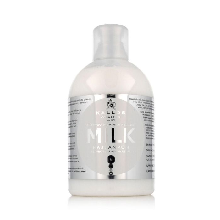 Champú Hidratante Kallos Cosmetics Keratin And Milk Protein 1 L