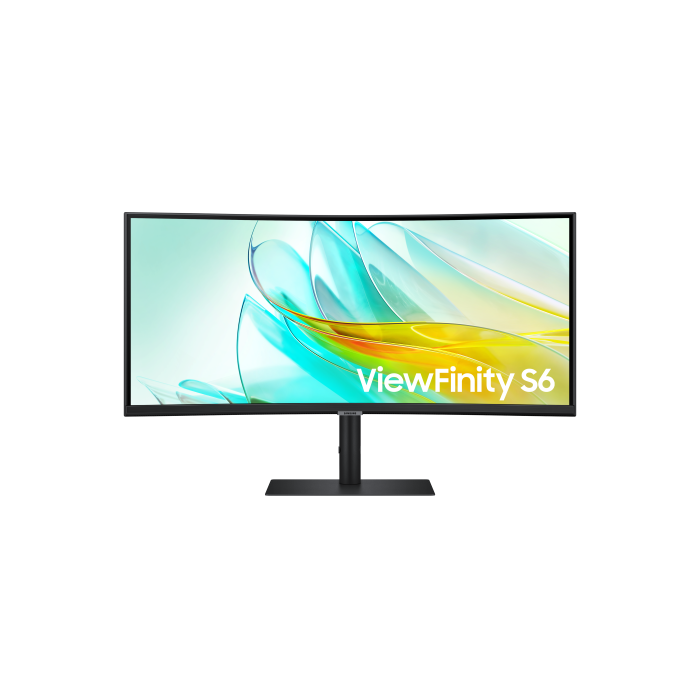 Monitor Profesional Ultraparonámico Curvo Samsung ViewFinity S6 S34C652UAU 34"/ UWQHD/ Multimedia/ Negro