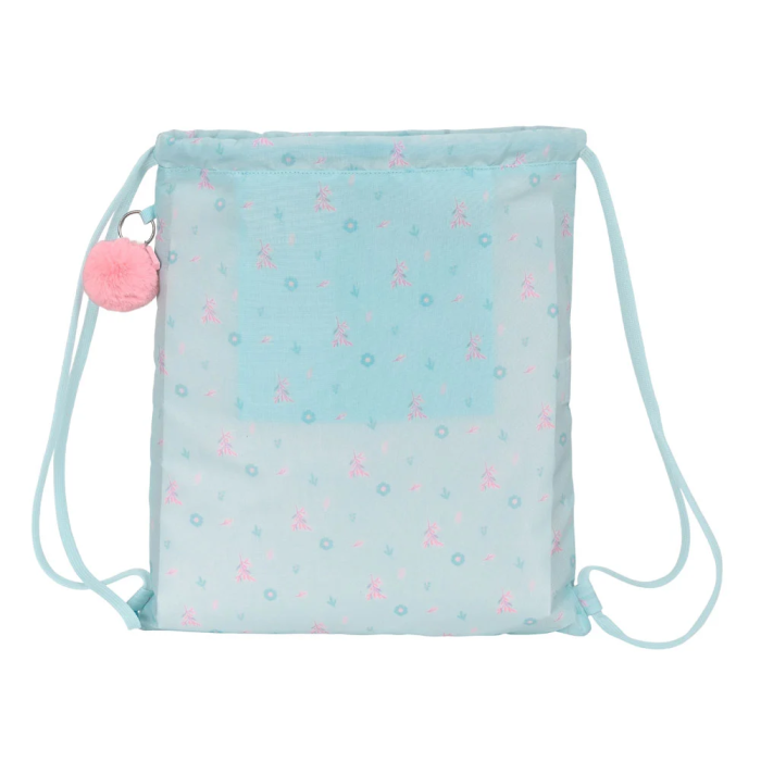 Bolsa Mochila con Cuerdas Moos Garden Turquesa 2
