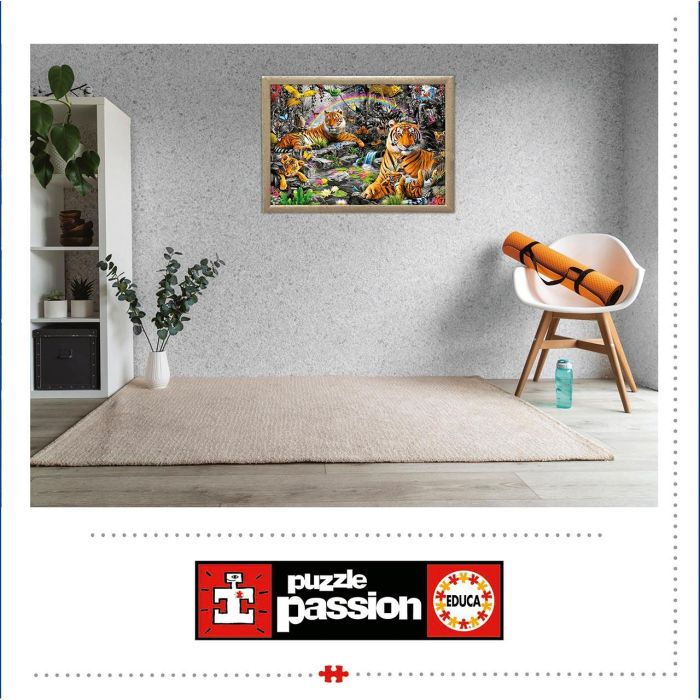 Educa Puzzle 1500 Piezas Selva Radiante 19563 Educa 85 x 60 cm 4