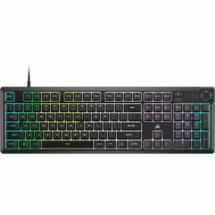 CORSAIR Pack Gaming 4 en 1 - Teclado K55 + Ratón Gaming HARPOON RGB PRO + Alfombrilla de Ratón MM100 + Auriculares Multiplataforma HS35 4