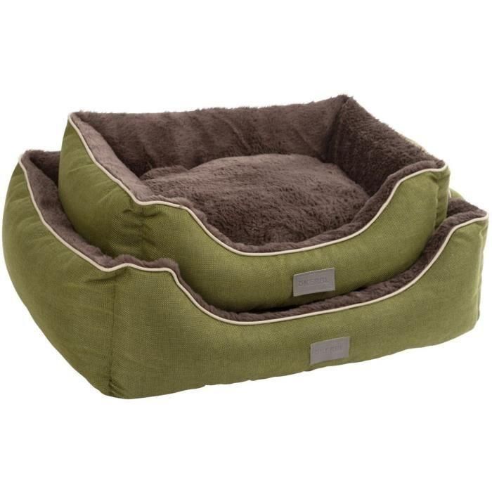 KERBL - Cesta/Cojín - Samuel - Gris/Gris Oscuro - 50 x 40 x 15 cm 2 KERBL - Cesta/Cojín - Samuel - Gris/Gris Oscuro - 50 x 40 x 15 cm 2