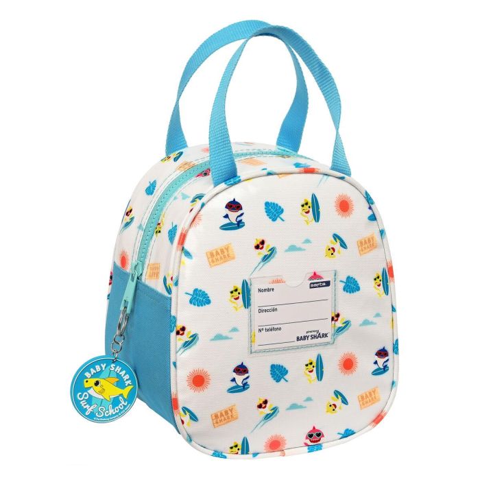 Portameriendas Térmico Baby Shark Surfing Azul Blanco 19 x 22 x 14 cm 2 Portameriendas Térmico Baby Shark Surfing Azul Blanco 19 x 22 x 14 cm 2