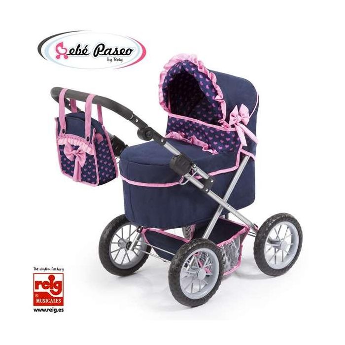 Coche muñecas trendy azul marino 67x67x41 cm 4 Coche muñecas trendy azul marino 67x67x41 cm 4