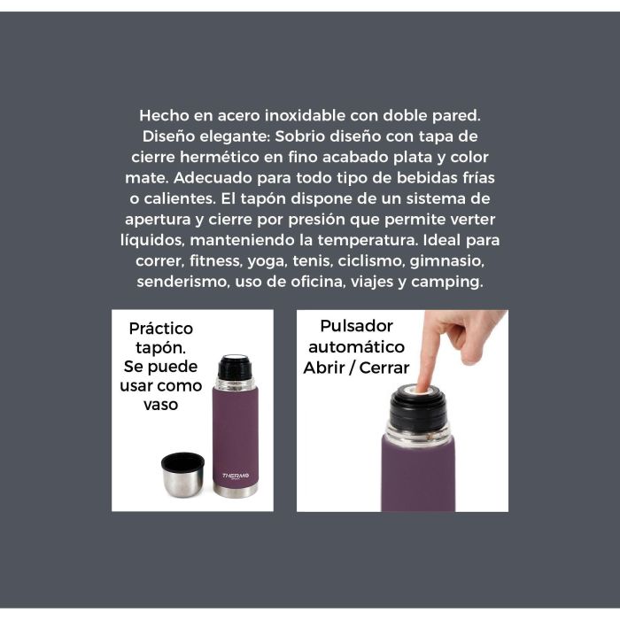 Termo Inox 350 ml Soft Touch 2-Surt Thermosport (6 Unidades) 2 Termo Inox 350 ml Soft Touch 2-Surt Thermosport (6 Unidades) 2