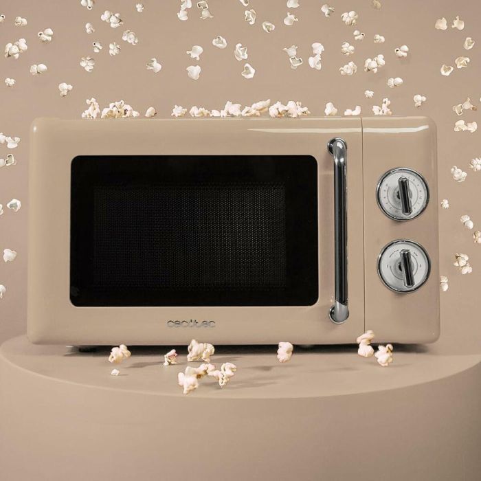 Microondas Cecotec Proclean 3010 Retro Beige 700 W 20 L 1 Microondas Cecotec Proclean 3010 Retro Beige 700 W 20 L 1