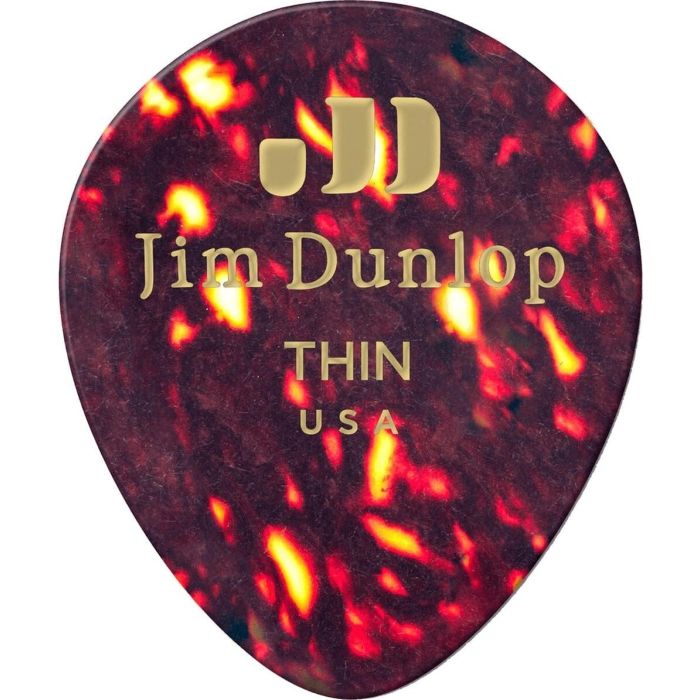 Dunlop Pack 72 Púas Genuine Celluloid Teardrop Shell - Thin 0 Dunlop Pack 72 Púas Genuine Celluloid Teardrop Shell - Thin 0