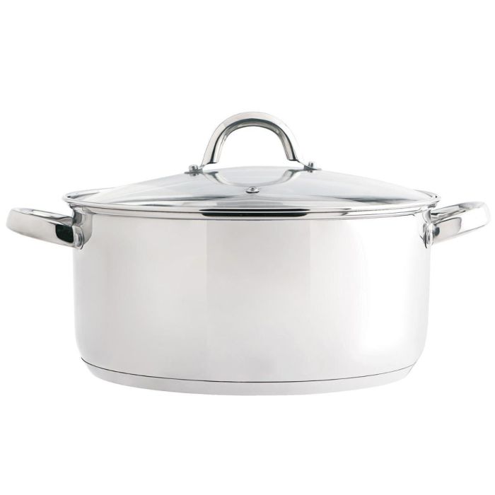 Quid Cacerola Acero Inoxidable Ottawa 30 cm con Asas de Acero, Apta para Inducción, Vitrocerámica, Eléctrica y Gas. Apto Lavavajillas. Quid Cacerola Acero Inoxidable Ottawa 30 cm con Asas de Acero, Apta para Inducción, Vitrocerámica, Eléctrica y Gas. Apto Lavavajillas.