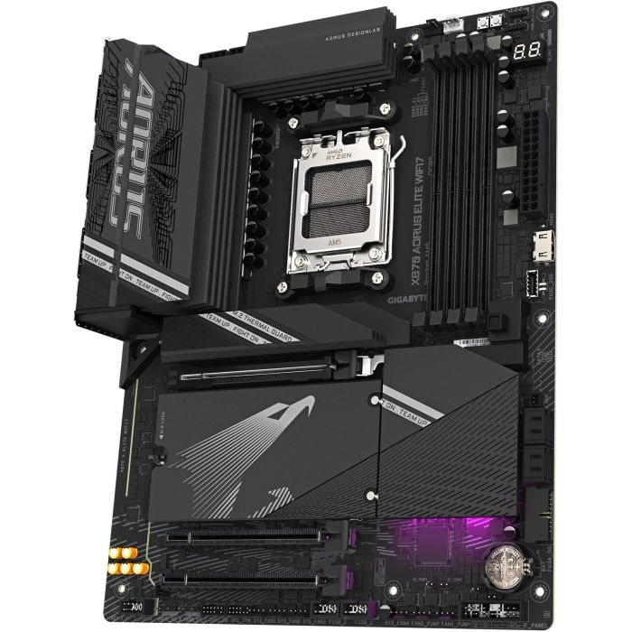 GIGABYTE X870 A ELITE WIFI7 (9MX87EL7-00-10) Placa base AMD Ryzen 9000 DDR5 8000MHz Wi-Fi 7 LAN 2.5GbE VRM 16+2+2 3 GIGABYTE X870 A ELITE WIFI7 (9MX87EL7-00-10) Placa base AMD Ryzen 9000 DDR5 8000MHz Wi-Fi 7 LAN 2.5GbE VRM 16+2+2 3