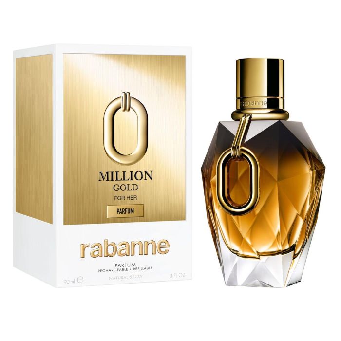 Rabanne Million Gold For Her Parfum EDP Vaporizador 90 ml para Mujer Sensual y Sofisticado 2