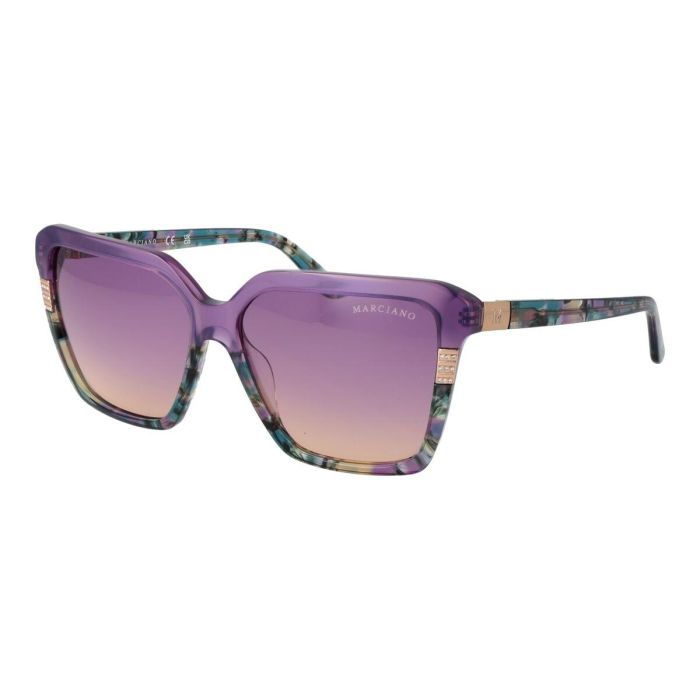 Guess By Marciano Gafas de Sol GM00009 Mujer Cuadradas Acetato Rosa Havana 58mm 0 Guess By Marciano Gafas de Sol GM00009 Mujer Cuadradas Acetato Rosa Havana 58mm 0