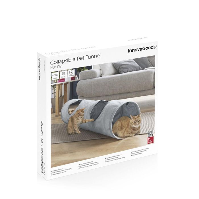 Túnel Plegable para Mascotas Funnyl InnovaGoods 1 Túnel Plegable para Mascotas Funnyl InnovaGoods 1
