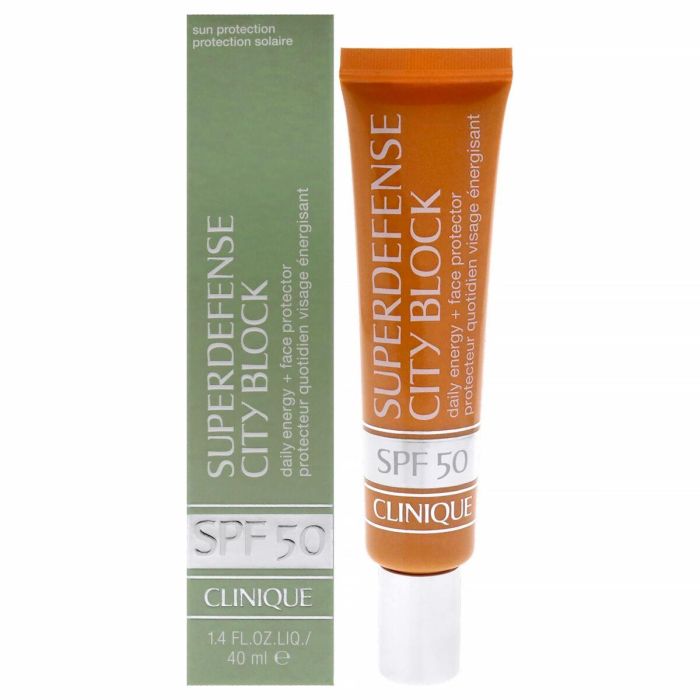 Clinique SUPERDEFENSE city block SPF50 Tratamiento Facial Hidratante Diario con Protección Solar Alta Antiedad Antifatiga 40 ml 9