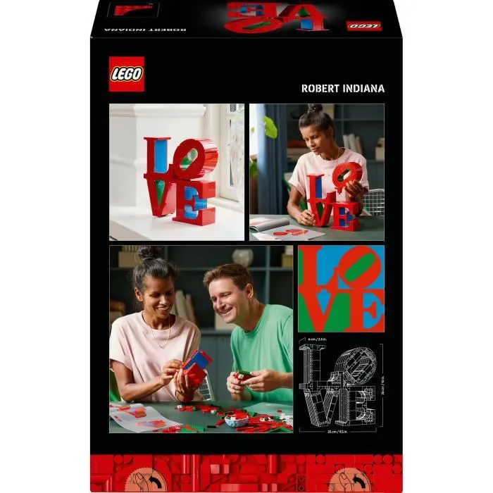 LEGO 31214 Art LOVE Set de Construcción para Adultos - Decoración y Regalo para Parejas 5