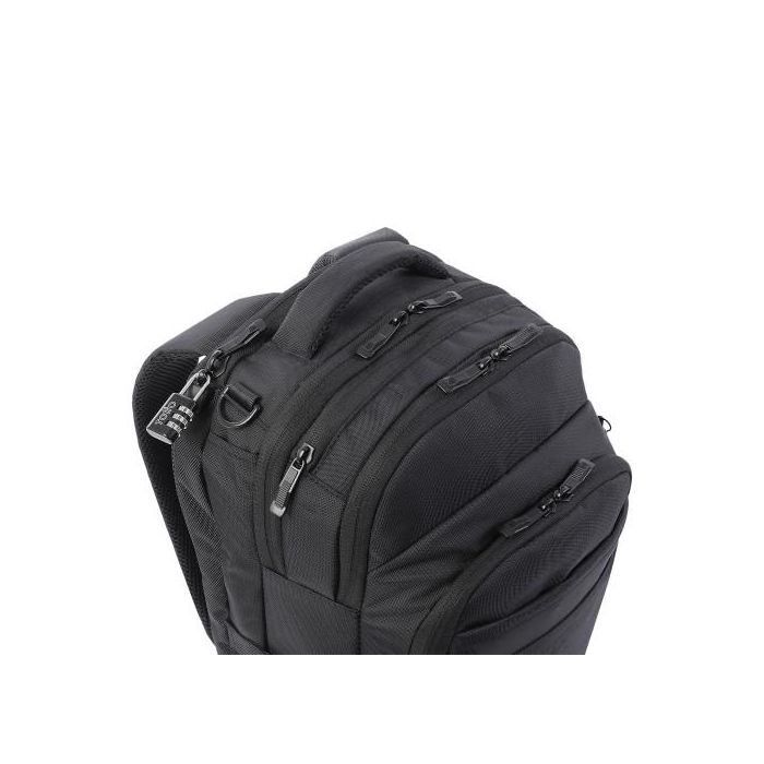 Totto Mochila Ejecutiva Commuter para Portátil 15" con RFID y USB, Negra, MA04EXT002-2220G-N01 1