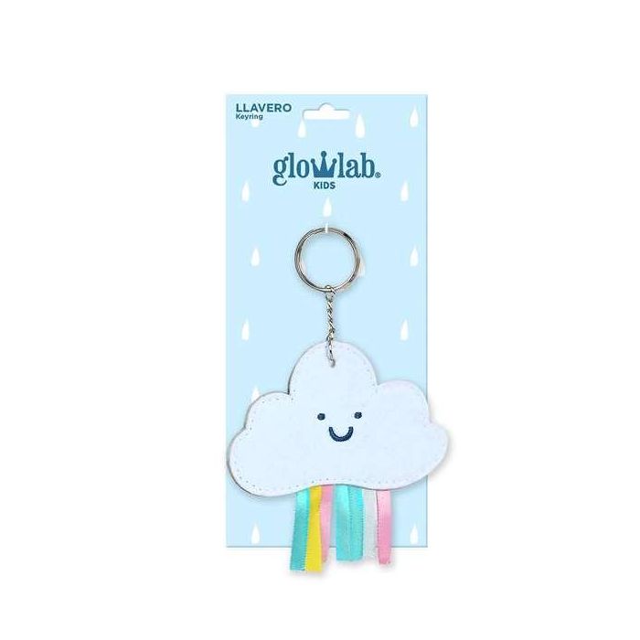 Glowlab Kids Llavero Nube 3x8cm 0 Glowlab Kids Llavero Nube 3x8cm 0