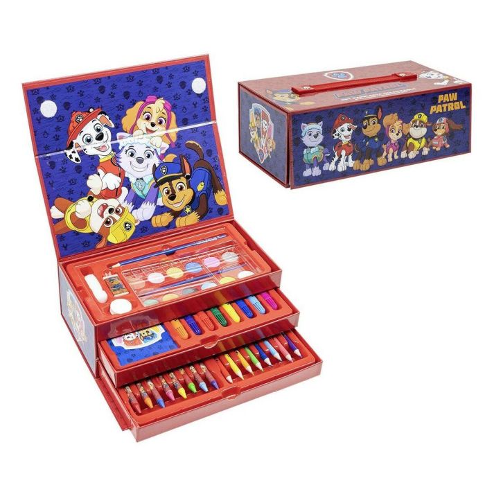 Cerdá Paw Patrol Set Papelería Coloreable Maletín de 2 a 8 Años 1