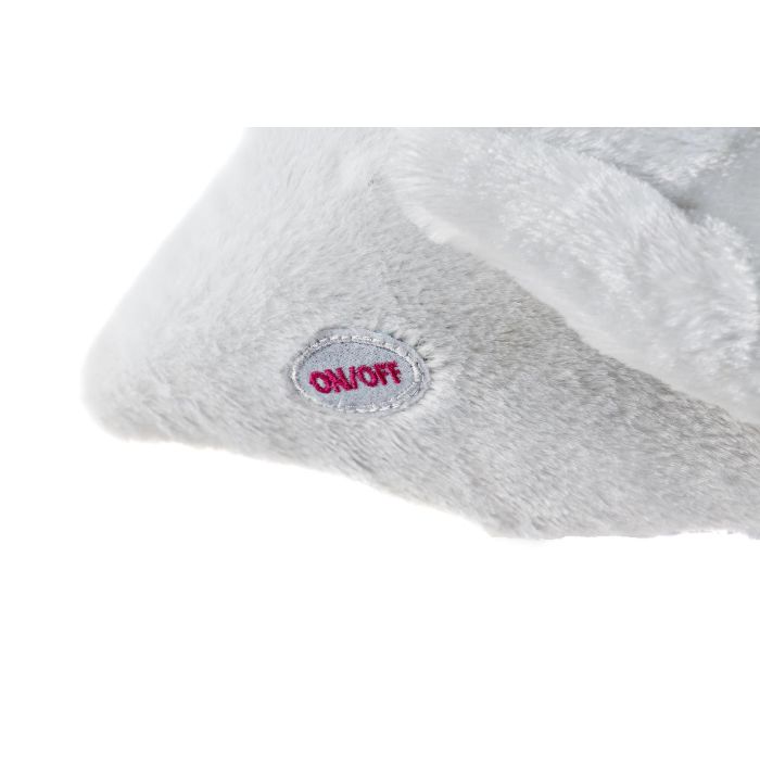 DKD Home Decor Peluche Flamenco Blanco Rosa LED 25 x 27 x 34 cm (2 Unidades) 3