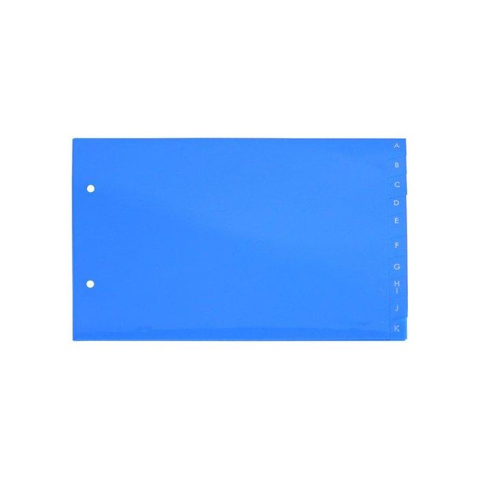 Indice Iberplas Pvc Alfabetico 4º Apdo. 20 Pestañas 2 Taladros