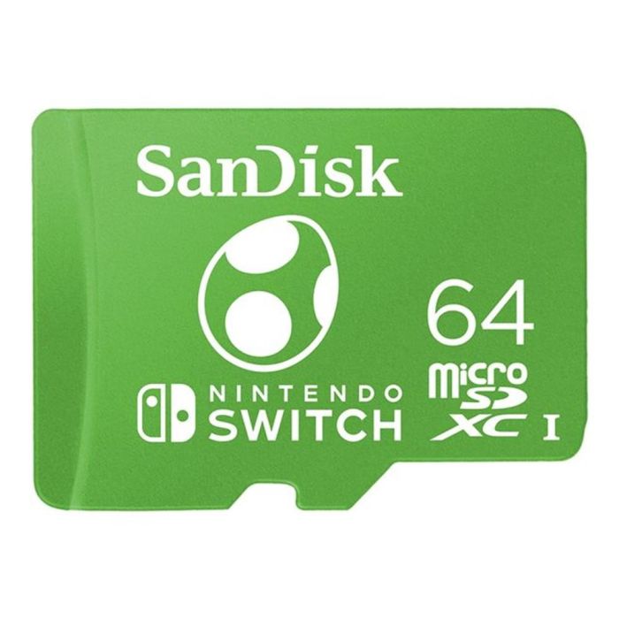 SanDisk SDSQXAO-064G-GN6ZN Memoria Flash 64 GB MicroSDXC UHS-I para Nintendo Switch, Velocidad Lectura 100 MB/s, Escritura 90 MB/s