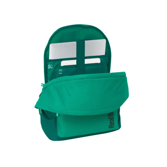 Safta Mochila 31x44x18 Cm Portátil 15,6" con USB y Diseño Real Betis Balompie 4