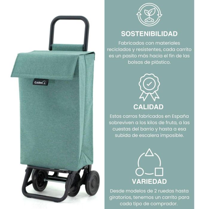 Carro de Compra Garmol 10015G5 JASP Verde 2 Carro de Compra Garmol 10015G5 JASP Verde 2