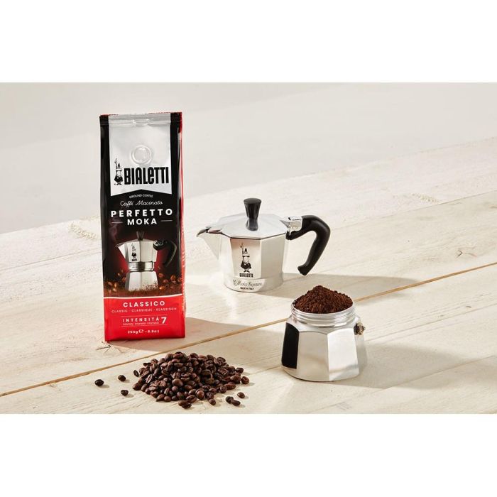 Bialetti Perfetto Moka chocolate gemahlen 250 g 2 Bialetti Perfetto Moka chocolate gemahlen 250 g 2