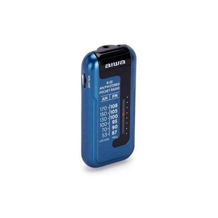 Radio Portátil Aiwa R22BL Azul 1 Radio Portátil Aiwa R22BL Azul 1