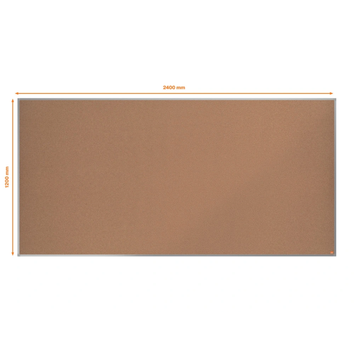 Tablero Corcho Nobo Essence Marco Aluminio 240X120 Cm 4