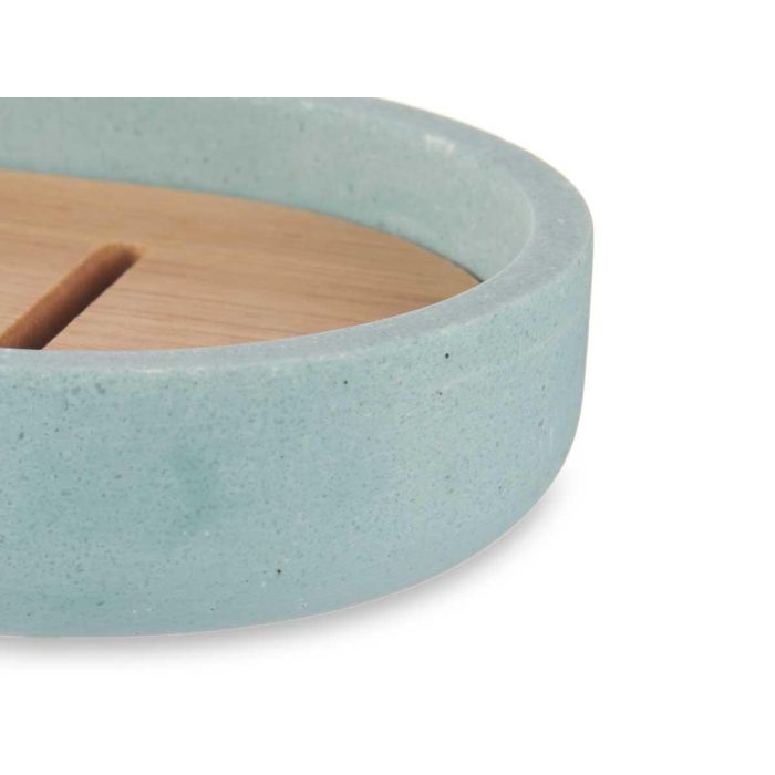 Jabonera Resina Bambu Azul Berilo 12X2CM (6 Unidades) 3 Jabonera Resina Bambu Azul Berilo 12X2CM (6 Unidades) 3