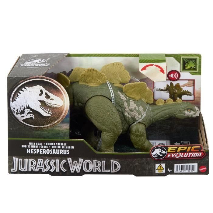 Jurassic World Wild Roar Hesperosaurus Htk69 Mattel