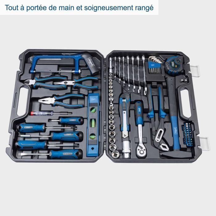 Scheppach WZK120 SCH4046664245094 Maleta de Herramientas de 97 Piezas 1