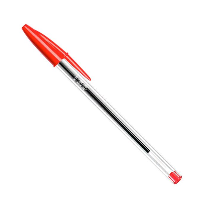 Boligrafo Bic Cristal Original Tinta Roja Unidad Boligrafo Bic Cristal Original Tinta Roja Unidad