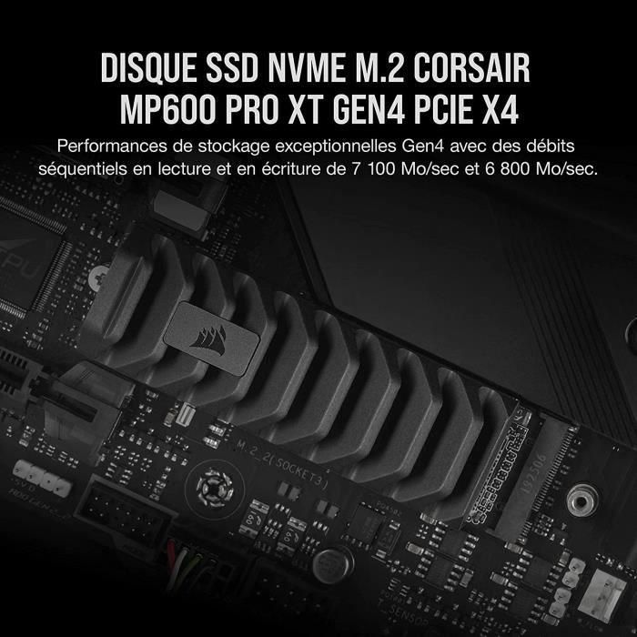Corsair CSSD-F2000GBMP600PXT SSD MP600 PRO XT NVMe PCIe M.2 2 TB 1
