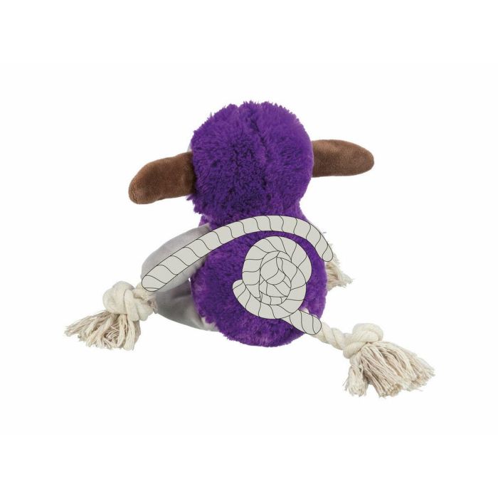 Peluche para perros Trixie Lila Poliéster Felpa Algodón Monstruo 32 cm 2