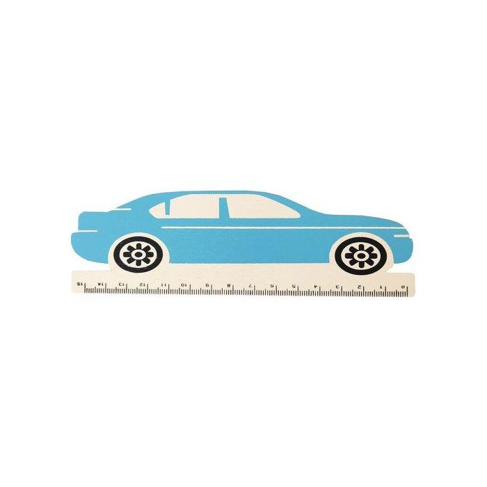 Regla De Madera Centrum 15 Cm Car Surtido (Set de 24)
