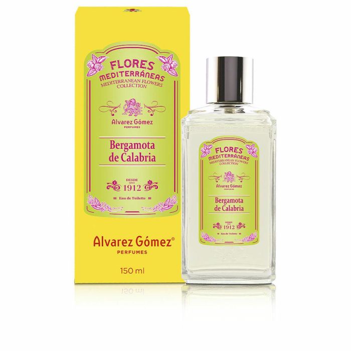 Alvarez Gomez Eau de Toilette Bergamota Calabria - Fragancia Cítrica Fresca, 'Oro Verde' Mediterráneo para Uso Diario