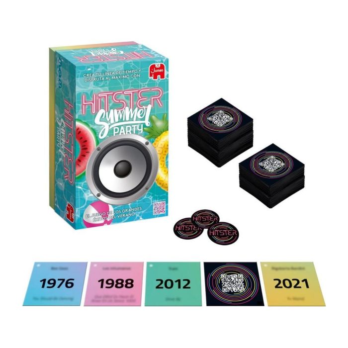 Jumbo Hitster: Summer Party – Expansión Juego de Cartas Musical con +300 Éxitos para Fiestas y Amantes de la Música 1 Jumbo Hitster: Summer Party – Expansión Juego de Cartas Musical con +300 Éxitos para Fiestas y Amantes de la Música 1