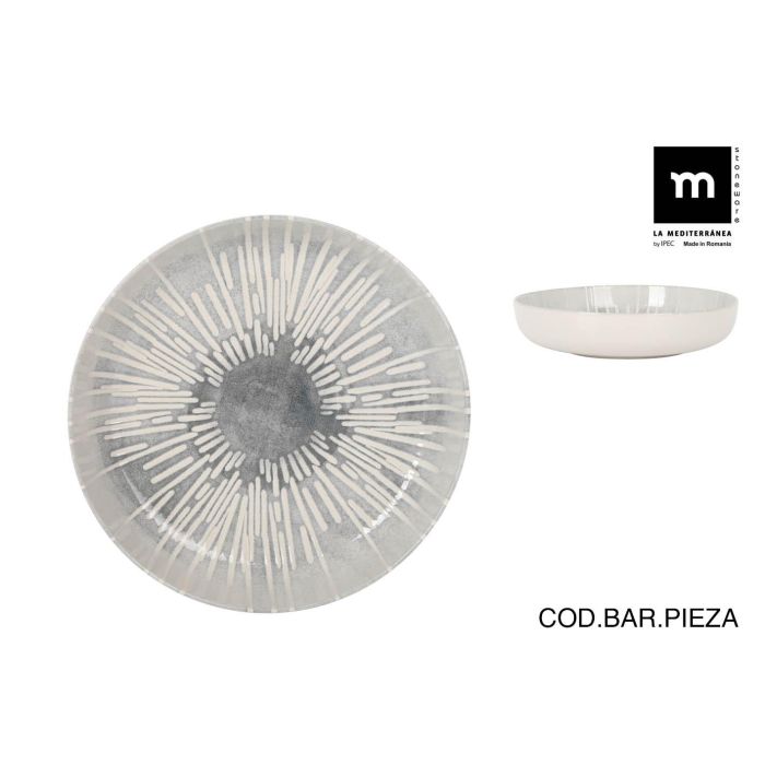 Bol Ivar Nordic Ivory Brillo 23 cm - Inde (6 Unidades) Bol Ivar Nordic Ivory Brillo 23 cm - Inde (6 Unidades)