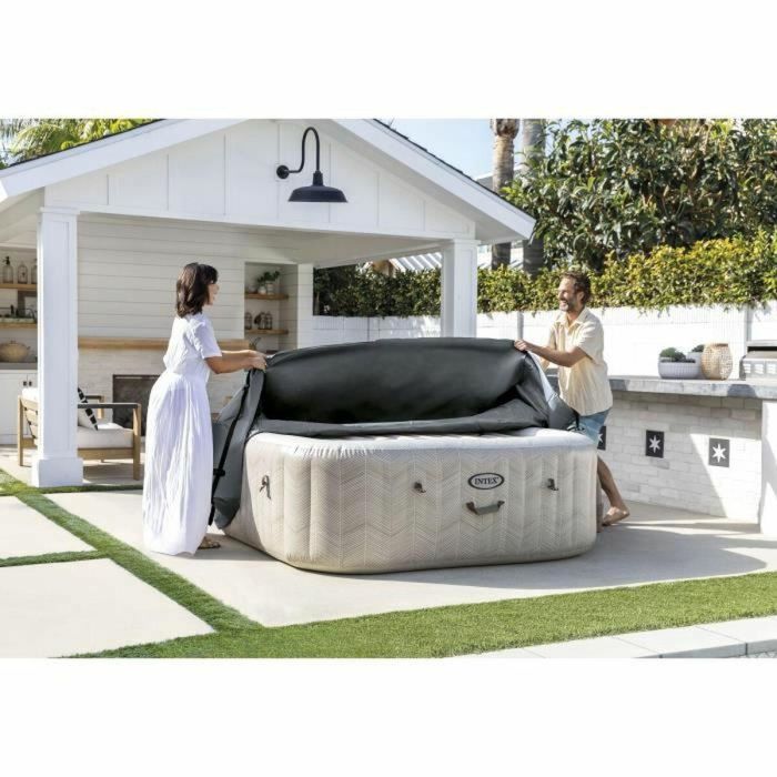 Intex LIN6941057426679 Cubierta Térmica PureSpa Square para Spas de 4 Plazas, Aislamiento y Evita Pérdida de Calor 4 Intex LIN6941057426679 Cubierta Térmica PureSpa Square para Spas de 4 Plazas, Aislamiento y Evita Pérdida de Calor 4