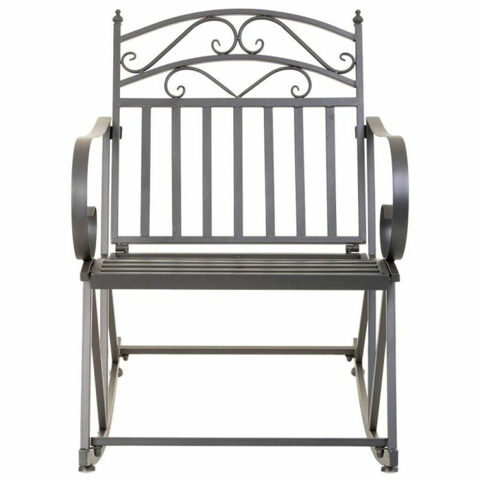 Silla mecedora Alexandra House Living Marrón Hierro 24 x 45 x 24 cm 5 Silla mecedora Alexandra House Living Marrón Hierro 24 x 45 x 24 cm 5
