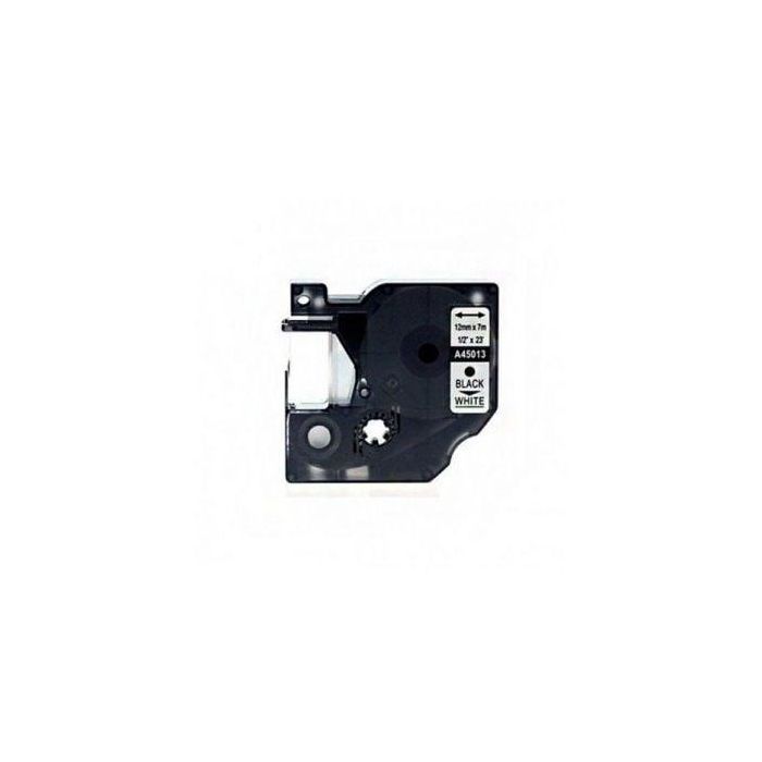 DYMO D1 Etiquetas Estándar Poliéster, Blanco sobre Negro, 12mm x 7m, para Oficina y Hogar 1 DYMO D1 Etiquetas Estándar Poliéster, Blanco sobre Negro, 12mm x 7m, para Oficina y Hogar 1
