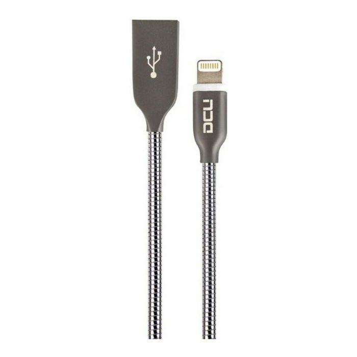 Cable USB a Lightning DCU 34101260 Gris (1 unidad)