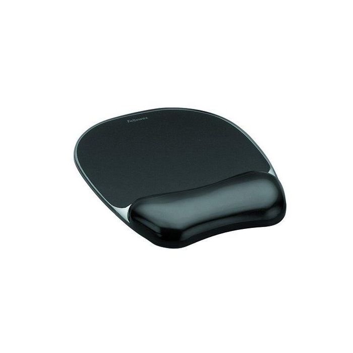 Fellowes Alfombrilla con reposamuñecas de gel negro