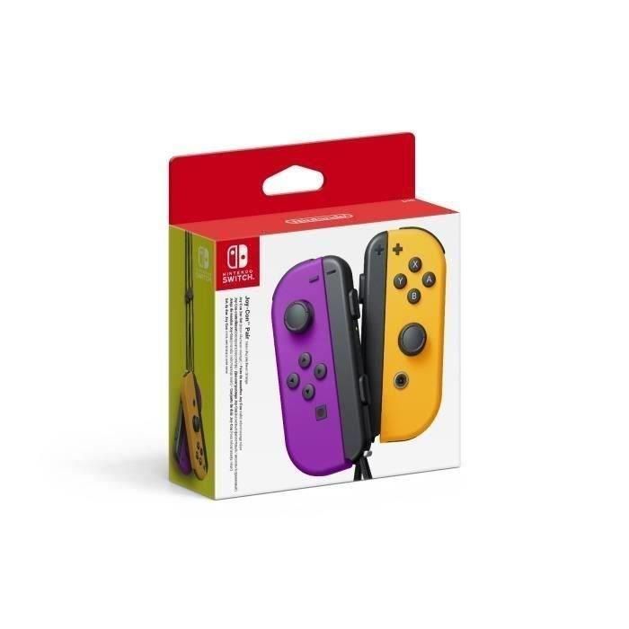 Gamepad Inalámbrico Nintendo Joy-Con Morado Naranja 1