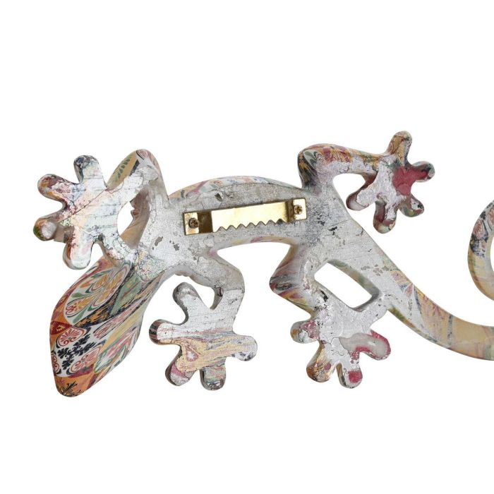Decoración de Pared Home ESPRIT Multicolor Lagarto Mediterráneo 10 x 4 x 22 cm (2 Unidades) 1 Decoración de Pared Home ESPRIT Multicolor Lagarto Mediterráneo 10 x 4 x 22 cm (2 Unidades) 1