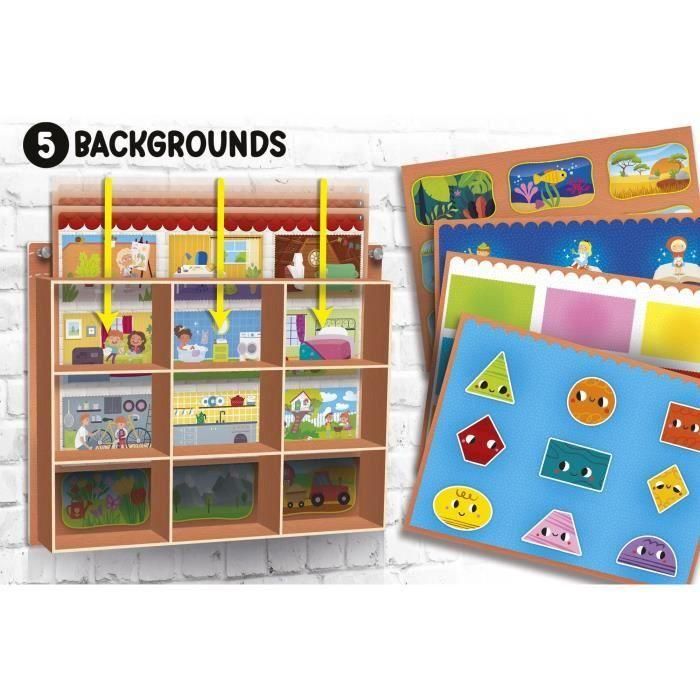Robusto tablón de anuncios Montessori - LISCIANI - Ideal para muchas actividades 1 Robusto tablón de anuncios Montessori - LISCIANI - Ideal para muchas actividades 1