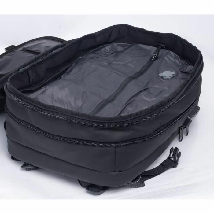 Swiss Fly AUC3700923607139 - Bolsa de Viaje de Compresión al Vacío 40 L - Bomba Externa, Multibolsillos, Impermeable, Antirrobo 4