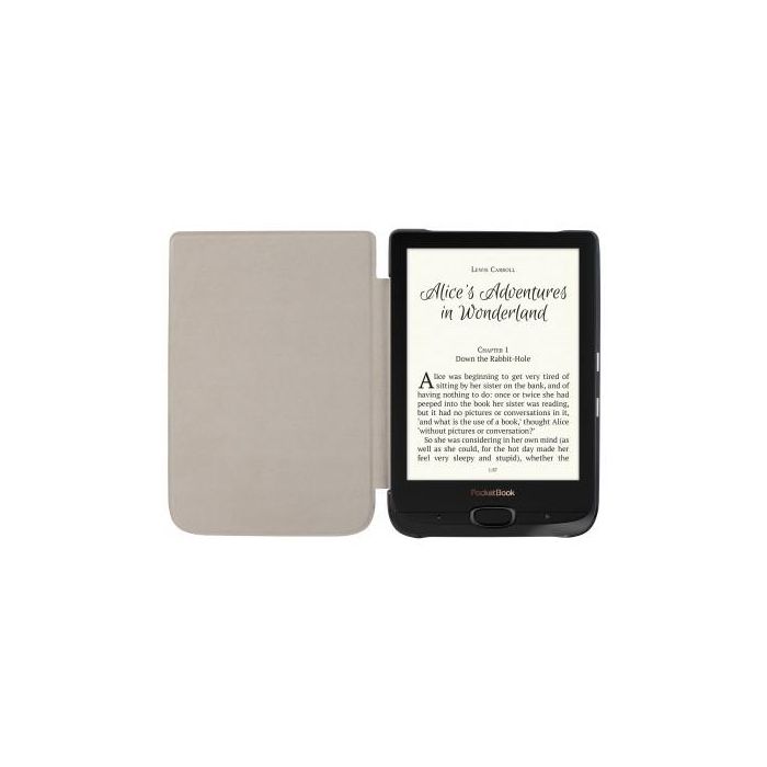 Pocketbook Funda Shell Series Negro para Basic 4, Basic Lux 4, Basic Lux 3, Basic Lux 2, Touch Lux 4, Touch Lux 5, Touch HD 3, Color 2