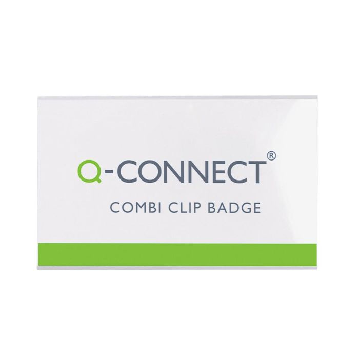 Identificador Con Pinza E Imperdible Q-Connect Kf01567 54x90 mm 50 unidades 1